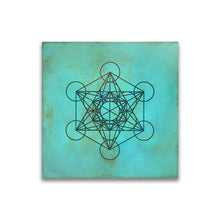 Metatrons Cube in Turquoise
